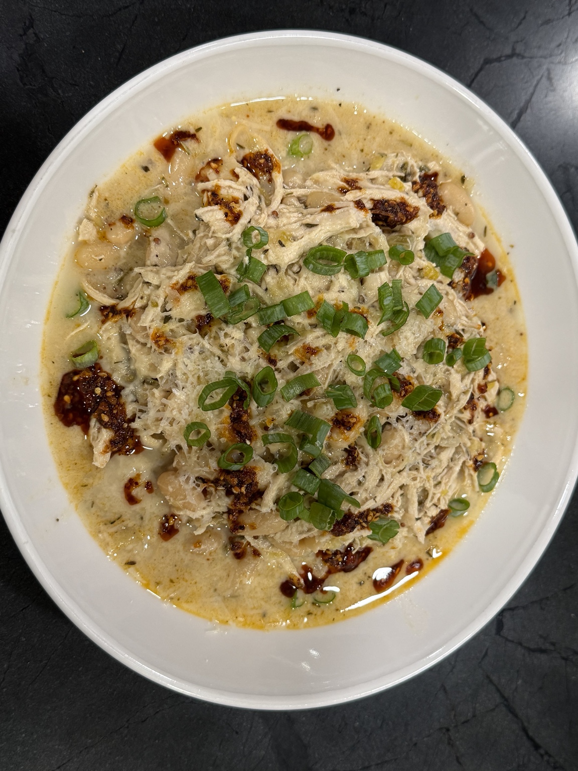 Creamy Chicken Ramen with Chili Crisp