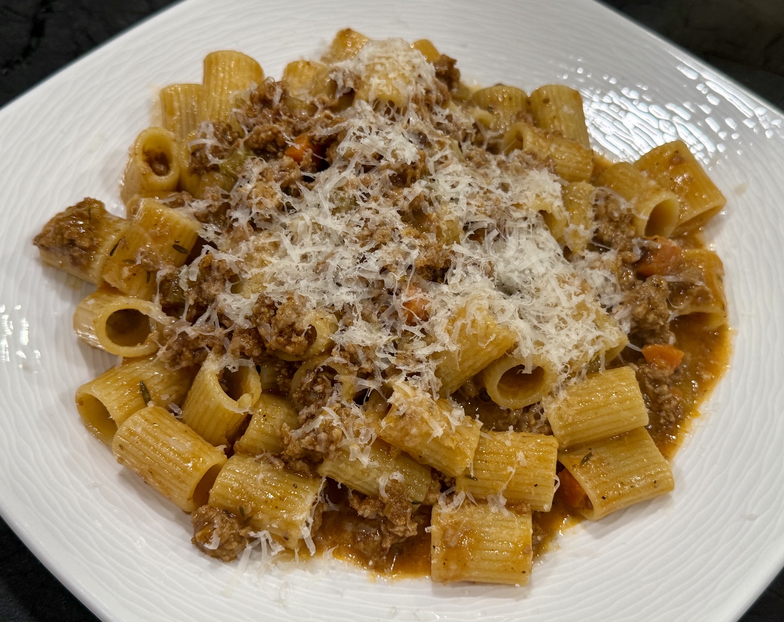 Rigatoni with Slow-Cooked Sausage Ragù