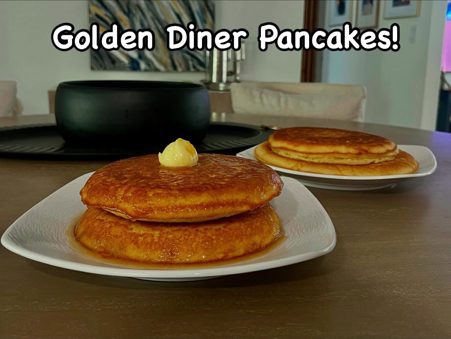 Golden Diner-Style Buttermilk Pancakes